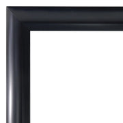 27x40 Rounded Black Poster Picture Frame, Modern
