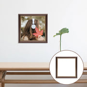 Retro Wall Picture Frame 30x30cm Canvas Floating Oil Painting Empty Resin Frames Canvas Floating Frame Vintage Home Decor