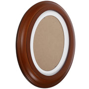 Solid Wood Wall Hanging Photo Frame Decoration Picture Frames Classic Wooden Oval Vintage