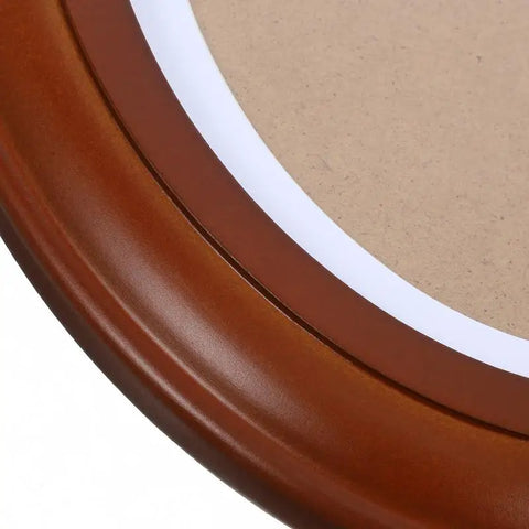 Solid Wood Wall Hanging Photo Frame Decoration Picture Frames Classic Wooden Oval Vintage