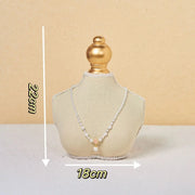 Necklace Display Bust Stand Grace Jewelry Chain Organizer Women Decor Jewelry Display Bust Mannequin for Trades Shows Countertop