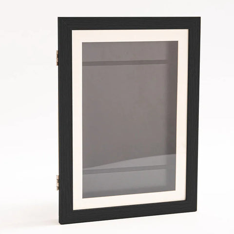 Wood Flap Art Frames Magnetic A4 Photo Frame Framed Picture DIY Children's Exhibition of Paintings Home Decoration Storage Rack