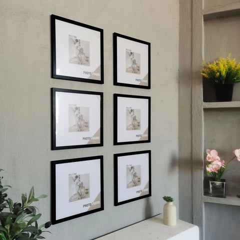 3Pcs Wood Square Photo Frames For Wall Hanging or Desktop Decor 20X20 30X30cm Posters Portrait Frame Picture Commemorat Gift