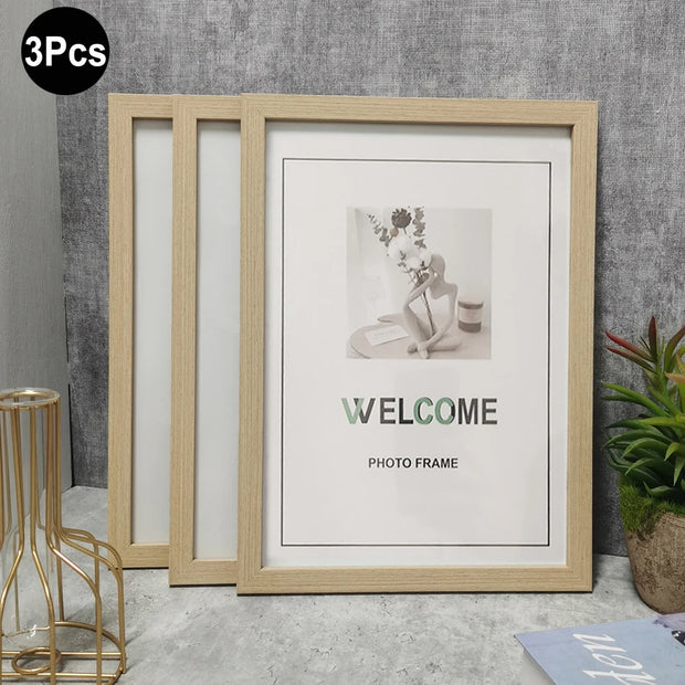 1Pc/3Pcs Wall Gallery Photo Frames15X20 20X25 A4 Pictures Frame for Table Top or Wall Mounting Frames Photo Commemorative Gift