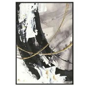 Abstract Canvas Oil Painting, 100% Hand Painted, Senior Artist, Pure Hand Drawn, Living Room