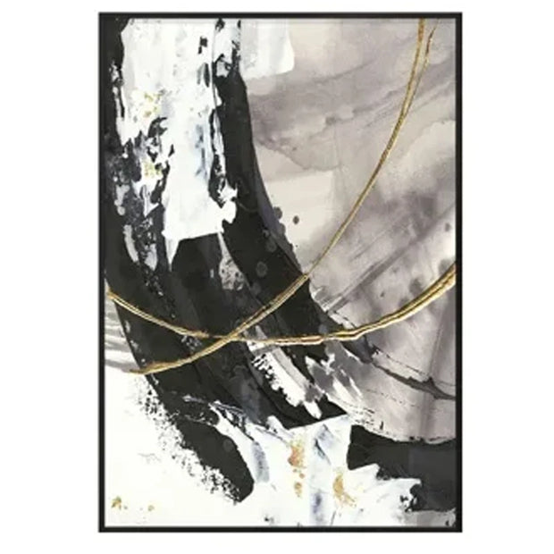 Abstract Canvas Oil Painting, 100% Hand Painted, Senior Artist, Pure Hand Drawn, Living Room
