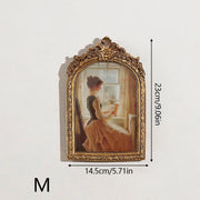 European Vintage Photo Frame Relief Picture Arch Wedding Photo Frames  For Home Decor Living Room Desk Decoration Luxury Carving