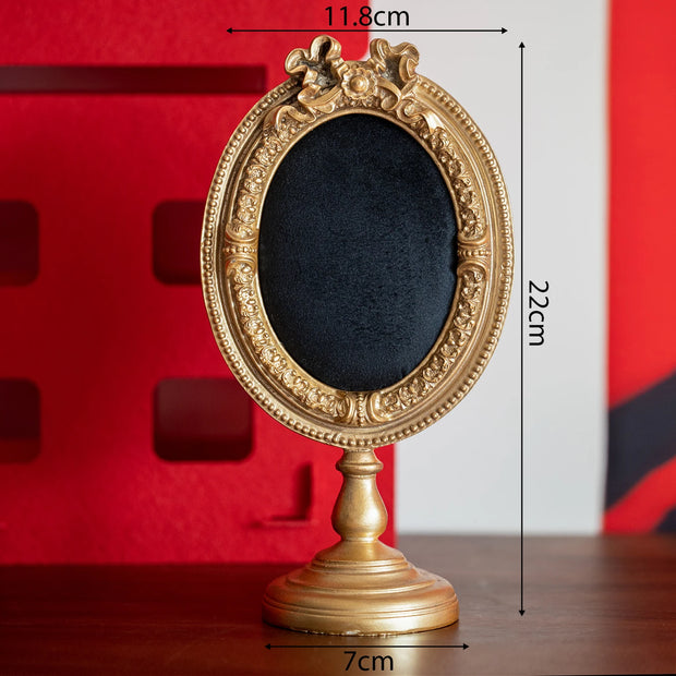 Retro suede photo frame jewelry display stand jewelry earrings bracelet store stall display jewelry photo props