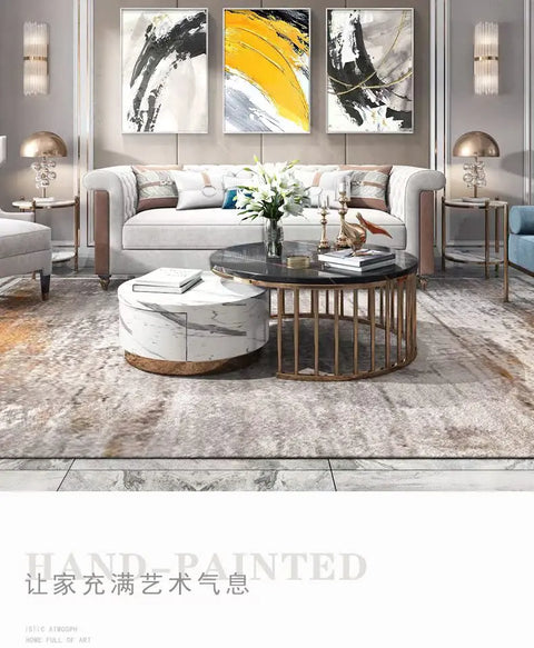 Abstract Canvas Oil Painting, 100% Hand Painted, Senior Artist, Pure Hand Drawn, Living Room