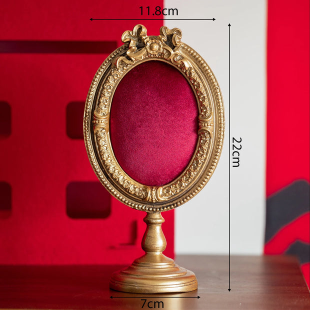 Retro suede photo frame jewelry display stand jewelry earrings bracelet store stall display jewelry photo props