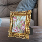 Resin Decorative Frame Retro Photo Frame Vintage Picture Frame Antique Display Frame Hanging Wall Frame Home Decor Albums Resin