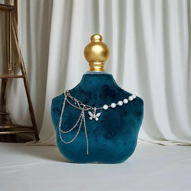 Necklace Display Bust Stand Grace Jewelry Chain Organizer Women Decor Jewelry Display Bust Mannequin for Trades Shows Countertop