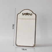 Luxury Necklace Display Portrait Model Wooden Window Jewelry Displays Rack Counter Bracelet Ring Organizer Display Props