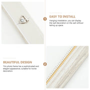 Retro Wall Picture Frame 30x30cm Canvas Floating Oil Painting Empty Resin Frames Canvas Floating Frame Vintage Home Decor