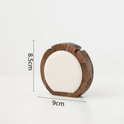 Luxury Necklace Display Portrait Model Wooden Window Jewelry Displays Rack Counter Bracelet Ring Organizer Display Props