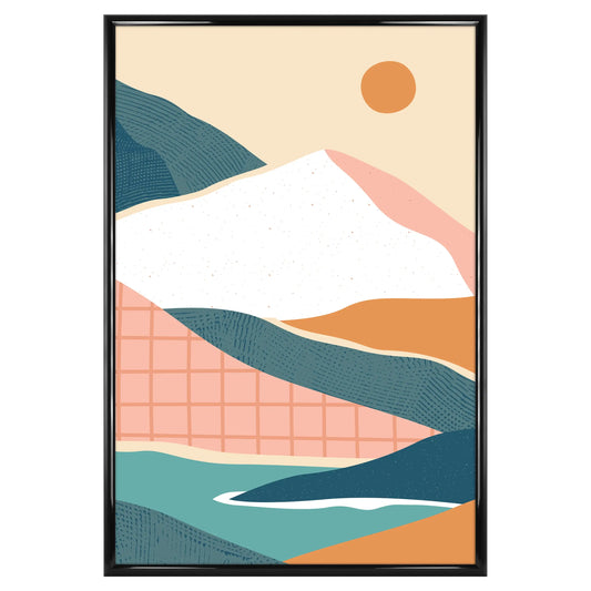 Rounded Black Poster Picture Frame