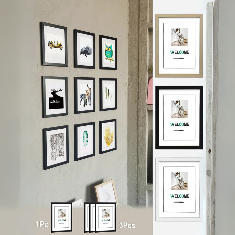 A4 Pictures Frame for Table Top or Wall Mounting Frames